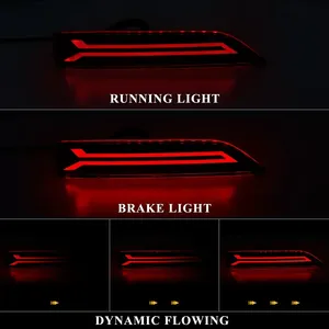 2 Piezas de Reflectores LED Traseros para Parachoques, Estándar, Gran Venta, Sin Errores, para <span class=keywords><strong>Honda</strong></span> CR-V 2007 2008 <span class=keywords><strong>2009</strong></span> 33555SWAH01 - Product Image 2