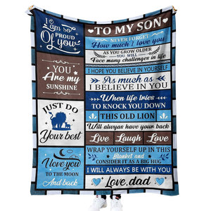 Coperte in Pile e Flanella per Regali alla Famiglia: Papà, Mamma, Figlio, <span class=keywords><strong>Figlia</strong></span>, Nonna, Nonno, Nipote, Nipotina - Product Image 2