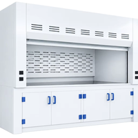 Hotte de laboratoire personnalisée SCEELAB en PP avec prise étanche, design contemporain, pour usage commercial, hospitalier, cosmétique et scolaire