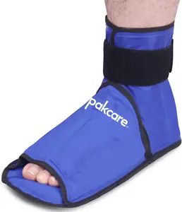 Elastik sarar ile nefes ayak buz botları ayak soğutma jel paketi