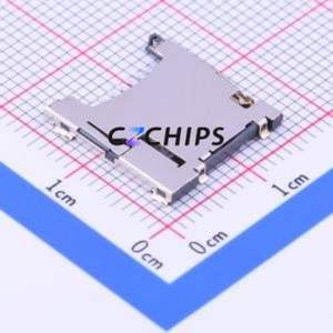 TF-109 SD Card / Memory Card Connector SMD Connector Self-Return Type MicroSD Card (TF Card) Card Holder 1.4mm - Product Image 1