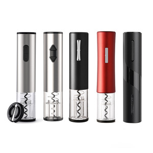 Electric Corkscrew Set Stainless Steel Automatic Bottle Opener <b>Wine</b> Accessory Rechargeable Model - Product Image 4