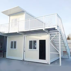 Casa Contenedor Modular Prefabricada y Desmontable con Panel Sándwich de Acero, Diseño Moderno para Oficina, Hotel, Uso en Exteriores - Product Image 1