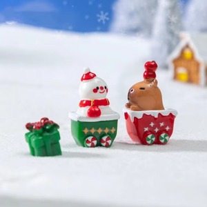 <b>Mini</b> <b>Christmas</b> Resin Crafts Santa Claus Snowman Xmas <b>Tree</b> Ornaments Goodie Bag Fillers Party Favor Decor - Product Image 4