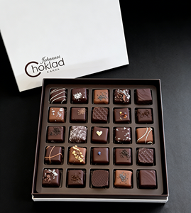 Caja de regalo de papel para trufas de chocolate con logotipo personalizado al por mayor para el Día de San Valentín, caja de chocolate con cinta e inserto. - Product Image 5