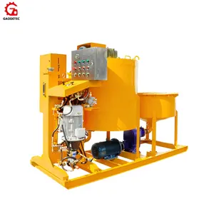 Electric Cement Grout Injection Pump GGP250/700/75PI-E Electric Cement Grouting Machine Grout Injection Pump With High Speed Mixer