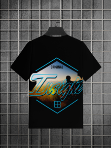 Vendas Diretas Da Fábrica Logotipo Personalizado 100% Poliéster Jersey <span class=keywords><strong>T-shirts</strong></span> Plus Size Respirável 180g Padrão Impressão Digital Anti-pilling - Product Image 3