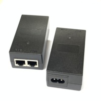 Injecteur PoE passif 24VDC 0.5A 12W type de bureau alimentation électrique CE FC RJ45 adaptateur PoE pour point d'accès Ethernet PoE gigabit 1000 Mbps