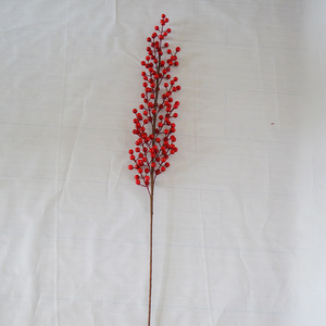 Rama de Bayas Navideñas Artificiales, Tallo de Bayas Rojas Artificiales para Decoración - Product Image 4