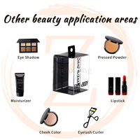 Boîtes à cosmétiques en plastique transparent PET/PVC/PP, emballage de maquillage, boîte à cosmétiques personnalisée pour éponge, poudre d'œuf, mélangeur de beauté
