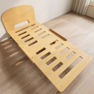 Vendita calda camera da letto mobili in legno per bambini bambini letti europei in faggio per bambini foglia letto singolo per ragazzi e ragazze piccola stanza - Product Image 5