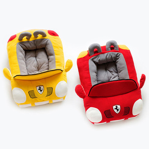 Nieuw Ontwerp Dierenbed Winter Warm Puppy Huisdier Nest Huis Bed Slapen Mascota 'S Kennelkussen Luxe Kat Hond Sportwagen Bedden - Product Image 1