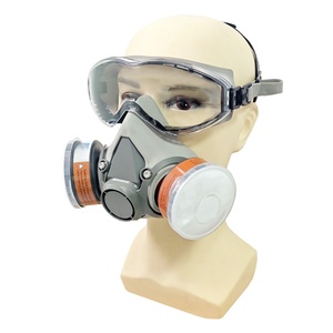 Respirador de Media Cara Reutilizable Profesional OEM 6200 TPE, Máscara de Gas para Pintura Industrial en Aerosol y Protección Química - Product Image 3