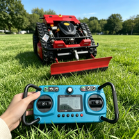 Tondeuse à gazon télécommandée SDLOT en gros, certifiée CE EPA EURO5, coupe-herbe sur chenilles pour jardin et ferme