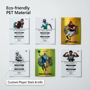 Carte Collezionabili Sportive Personalizzate con Finitura Lucida per <span class=keywords><strong>Calciatori</strong></span>, Baseballisti e Giocatori di Basket - Product Image 2