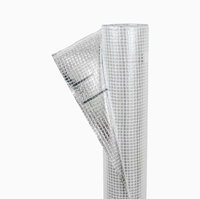 Membrane d'isolation en aluminium avec renfort en maille PE 1,5*50m
