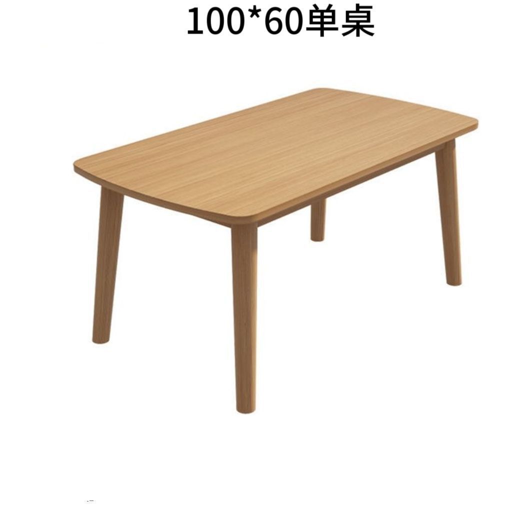 100*60 cm long solid wood table in natural wood color