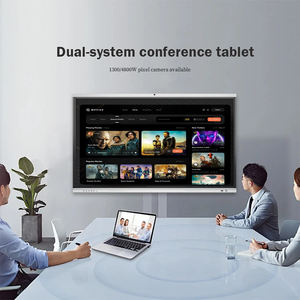 Tableau blanc interactif intelligent Android IFPD de 65/75 pouces avec écran tactile 40 points, téléviseur avec 48 caméras, enseignement éducatif, écran plat - Product Image 5
