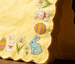 Serviettes <span class=keywords><strong>en</strong></span> <span class=keywords><strong>papier</strong></span> jetables vintage pour Pâques, Nouveautés : Fournitures et décorations pour la restauration et les fêtes. - Product Image 5