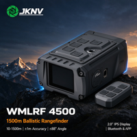 Télémètre laser portatif JKNV LRF 4500, 1500 m, avec inclinaison, température, humidité, pression, application pour la topographie, la foresterie, les activités de plein air