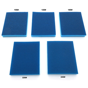Spugna Abrasiva Rettangolare a Doppia Faccia 100x120MM, Foglio di Carta Vetrata in Schiuma per Utensili Abrasivi, Lucidatura e Levigatura - Product Image 4