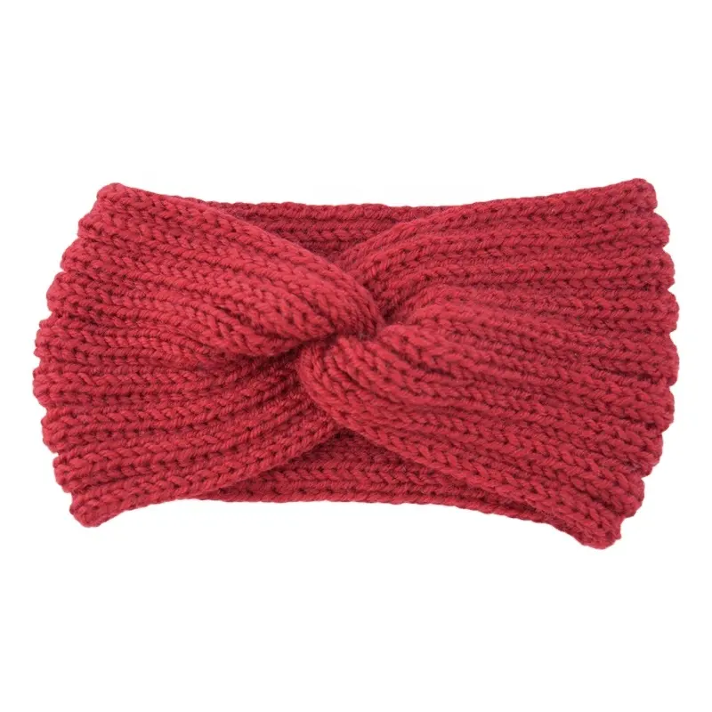 Winter Knit Headbands Chunky Headwrap for Women Crochet Turban Knitted Ear Warmer