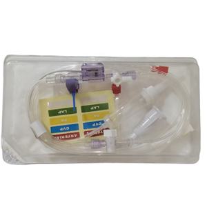 일회용 의료 침습 혈압 변환기 IBP 케이블 다중 커넥터 중앙 정맥압 라인 민감한 칩 - Product Image 2