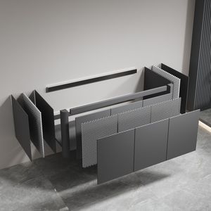 Modern minimalist waterproof and moisture-proof integrated basin intelligent <b>mirror</b> cabinet bathroom cabinet - Product Image 6