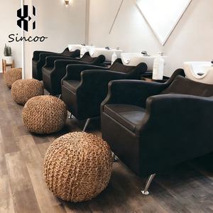 European Style Beauty Hairdressing Shampoo <b>Chair</b> with Thickened Seat Cushion Semi-lying Design Barbershop Shampoo Bed - Product Image 3