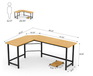 โต๊ะเล่นเกมไฟฟ้าตั้งโต๊ะเล่นเกมพร้อมโต๊ะเล่นเกม RGB WS4013ปรับแต่งได้ตามต้องการ - Product Image 1