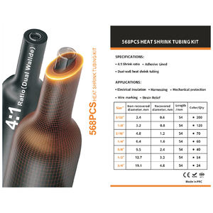 568 pièces. Tube thermorétractable à double paroi 4 fois - Product Image 4