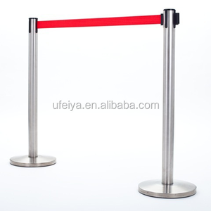 Thép Không Gỉ Retractable Belt Barrier Cho Hàng Đợi Và Tách Người - Product Image 4