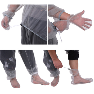 Protección Exterior Contra Insectos (Moscas, Mosquitos, Mosquitos de la Noche y Mosquitos de la Mañana) Traje de Malla Antimosquitos - Café/Gris Claro Tallas S/M-L/XL (B07) - Product Image 6