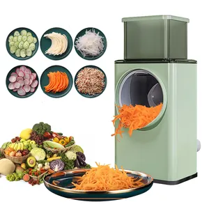 Hot-bán sản phẩm tỏi Shredder 3 trong 1 thép không gỉ bảng điều chỉnh rau Cutter phụ kiện nhà bếp vắt rau Chopper