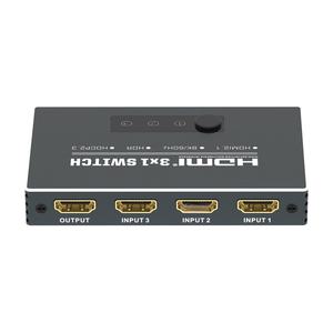 फ़ैक्टरी-अनुमोदित 8k hdmi <span class=keywords><strong>3x1</strong></span> स्विच 4k <span class=keywords><strong>HD</strong></span> धातु hdm3 1 स्विच में 4K <span class=keywords><strong>hd</strong></span> धातु hdm3 - Product Image 2