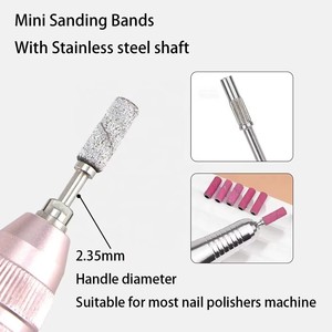 Small <b>Nail</b> Sanding Bands for <b>Nail</b> Drill, 120 Grit 180 Grit 240 Grit Medium <b>Nail</b> <b>File</b> Bits for Acrylic <b>Nails</b> Gel Manicure - Product Image 2