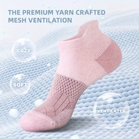 Chaussettes de compression unisexes en polyester respirant pour la course et le quotidien – Vente en gros