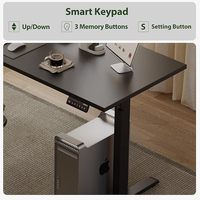 Escritorio Eléctrico Elevable en Forma de L Modelo OPS-L para Estudio y Hogar Inteligente, Directo de Fábrica