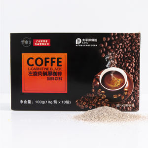 OEM/ODM, Etiqueta Privada, precio de fábrica, soporte diario, pérdida de peso rápida, adelgazamiento, L-carnitina, café negro - Product Image 1