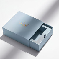 Boîte à tiroir photo en papier carton imprimé avec logo personnalisé Boîte à tiroir pour emballage cosmétique Carte cadeau Carte de visite Carte d'invitation Boîte à tiroir
