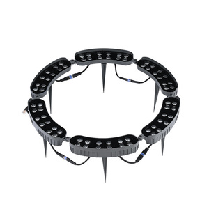 <span class=keywords><strong>Projecteur</strong></span> LED <span class=keywords><strong>solaire</strong></span> annulaire IP65 écologique en aluminium étanche 3500K blanc chaud, angle de faisceau 360°, <span class=keywords><strong>pour</strong></span> jardin et éclairage d'arbres - Product Image 3