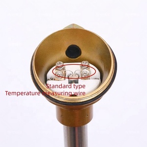 Termopar Pt-Rh Tipo B R S con Cubierta de Corindón WRP-130 para Alta Temperatura 1800 ° Sensor de Temperatura para Horno Industrial con Cubierta de Cerámica - Product Image 3