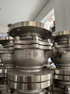 Tùy Chỉnh Q41F-150LB Của Nhãn Hiệu Bóng Van 4In 304 Thép Không Gỉ Mặt Bích Cao Nền Tảng Của Nhãn Hiệu Bóng Van - Product Image 4