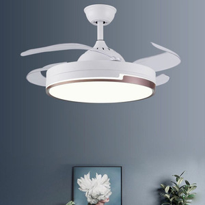 <b>Fan</b> Lamp Chandelier <b>Remote</b> <b>Control</b> Modern Minimalist Hanging for Living Room Dining Bedroom Household 724274230240 Des - Product Image 2
