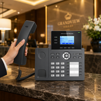 Téléphone IP Gigabit GrandStream GRP2604 avec lignes SIP, voix HD, Opus, 10 touches BLF, multi-lignes, VoIP, système d'exploitation Linux, téléphone de bureau, entreprise
