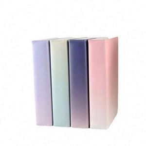 Large-capacity Gradient A5 Leather Loose-leaf Spiral-bound Address Book <b>Card</b> Storage Album Small <b>Card</b> Albums Gift - Product Image 1