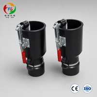 Collier de serrage réglable pour cône d'échappement 210 mm, homologué CE ISO, pour camion, bus, atelier, 127 mm, 152 mm, 1YW, personnalisé OEM