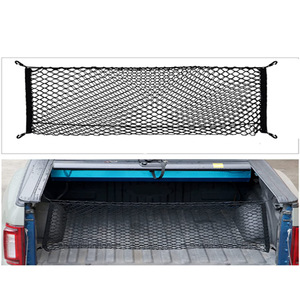 Ensemble de sacs filets pour coffre de voiture, organisateur de rangement en polyester pour accessoires de contrôle de la cargaison du véhicule - Product Image 4