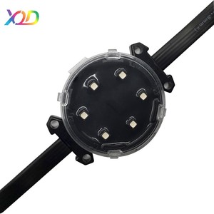 Nhà máy tùy chỉnh 40 mét XQD <span class=keywords><strong>RGB</strong></span> RGBW ngoài trời không thấm nước <span class=keywords><strong>LED</strong></span> <span class=keywords><strong>Pixel</strong></span> Wifi điểm ánh sáng thông minh ngoài trời ws2811 DMX512 cho công viên chủ đề PC - Product Image 2