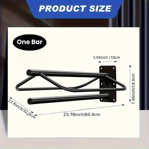Support mural exclusif transfrontalier pour sellerie, double niveau épaissi, pour équipement équestre, en promotion - Product Image 2